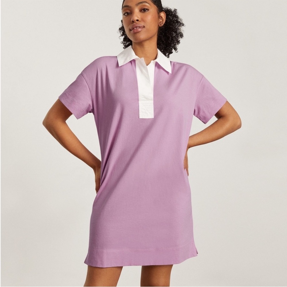 Everlane The Organic Cotton preppy Polo Dress Sz XS NWT